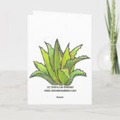 Mammillaria elegans-kaart kaart (Achterkant)