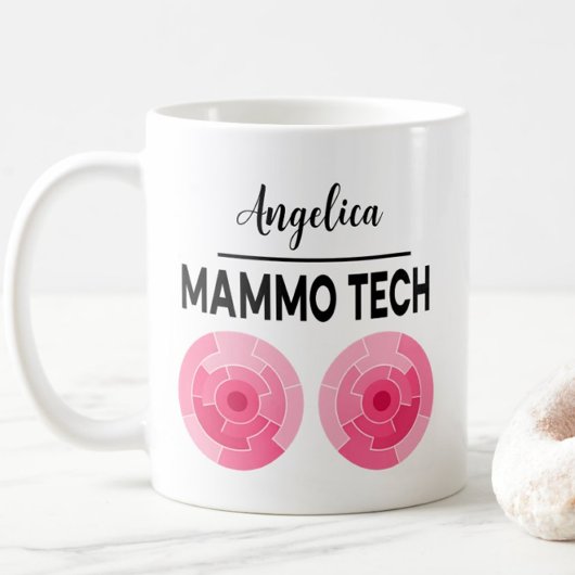 MAMMO TECH Personaliseer Naam Röntgenlaborant Koffiemok