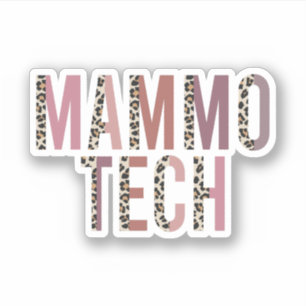 Mammo Technoloog, Mammo Tech, Mammografie Techniek Sticker