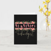 Mammo Technoloog Mammografie Tech Kaart (Gele Bloem)