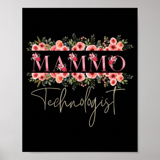Mammo-technoloog Mammografie Tech Poster (Voorkant)