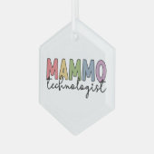 Mammo Technoloog Mammografietechnicus Gifts Glas Ornament (Voorkant links)