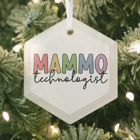 Mammo Technoloog Mammografietechnicus Gifts Glas Ornament (Insitu)