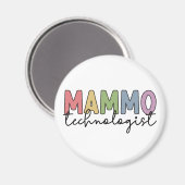 Mammo Technoloog Mammografietechnicus Gifts Magneet (Voorkant / Achterkant)