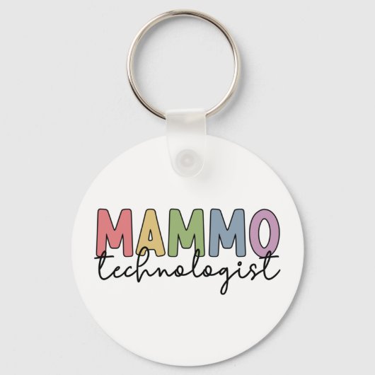 Mammo Technoloog Mammografietechnicus Gifts Sleutelhanger (Voorkant)