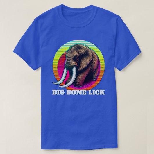 Mammoet en Big Bone Lick Kentucky T-shirt (Design voorkant)