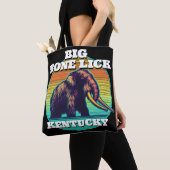 Mammoet en Big Bone Lick Kentucky Tote Bag (Dichtbij)