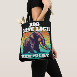 Mammoet en Big Bone Lick Kentucky Tote Bag