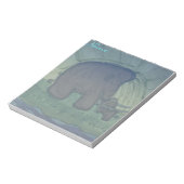 Mammoet met kalf notitieblok (Linkerzijde)