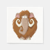 Mammoetpapierservetten Servetten (Voorkant)