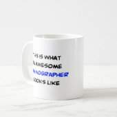 mammograaf, geweldige koffiemok (Voorkant links)