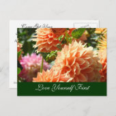 Mammogram briefkaarten houden van jezelf eerst (Voorkant / Achterkant)