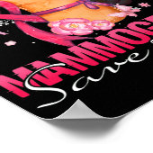 Mammogrammen sparen Levensmiddelen Borstkanker Poster (Hoek)