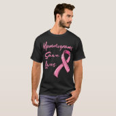 Mammogrammen sparen Levensmiddelen Borstkanker T-shirt (Voorkant volledig)