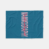 Mammography Techs Technologist Mammo Technologist  Fleece Deken (Voorkant (Horizontaal))