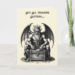 Mammon-demon rijkdom van verderf kaart