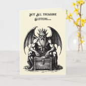 Mammon-demon rijkdom van verderf kaart (Gele Bloem)