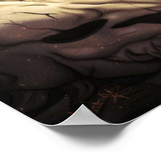 Mammon gehoorzaamt me poster (Hoek)