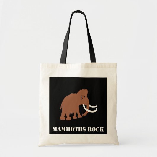 MAMMOTH (2), MAMMOTHS ROCK TOTE BAG (Voorkant)