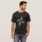 Mammoth Animal Mandala Pattern T-shirt (Voorkant volledig)
