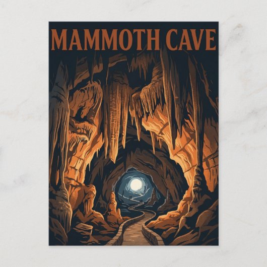 Mammoth Cave Briefkaart (Voorkant)