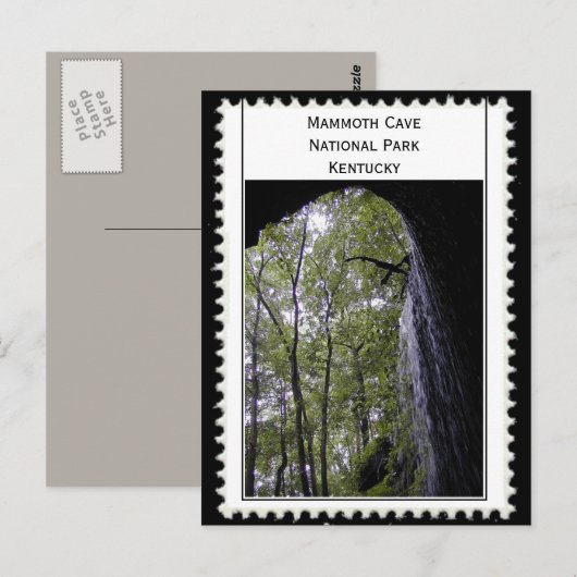 Mammoth Cave Kentucky Briefkaart (Voorkant / Achterkant)