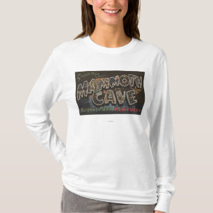 Mammoth Cave, Kentucky - Grote letterscènes T-shirt