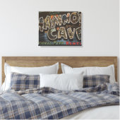 Mammoth Cave, Kentucky - Grote lettertjes Canvas Afdruk (Insitu (Slaapkamer))
