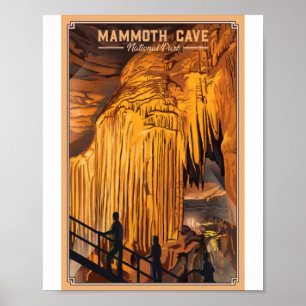 Mammoth Cave Nationaal Park Litho Kunstwerk Poster
