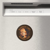 Mammoth Cave Nationaal Park Retro Distressed Circl Magneet (Insitu (Vaatwasser))