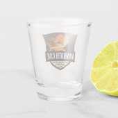 Mammoth Cave National Park Illustratie Retro Art Shot Glas (Achterkant)