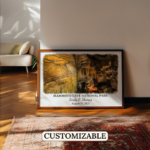 Mammoth Cave National Park Kentucky Aquarel Poster