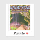 MAMMOTH CAVE NATIONAL PARK - KENTUCKY US STICKER (Vel)