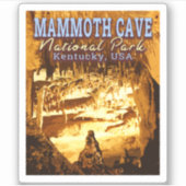 MAMMOTH CAVE NATIONAL PARK - KENTUCKY USA STICKER (Voorkant)