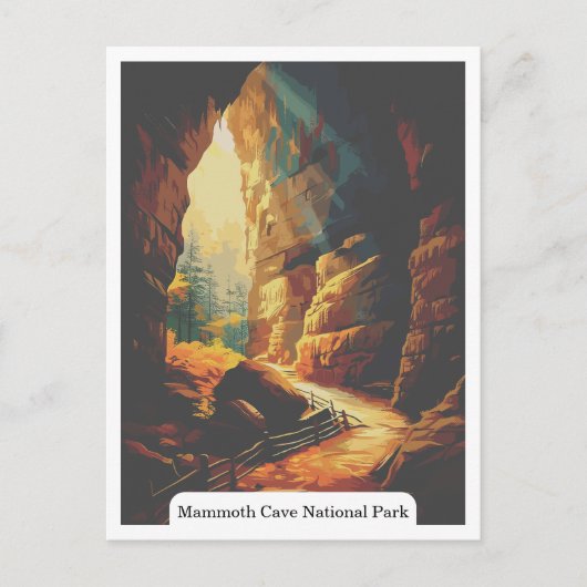 Mammoth Cave National Park, Kentucky, Verenigde St Briefkaart (Voorkant)