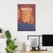 Mammoth Cave National Park Reisposter Poster (Thuiskantoor)