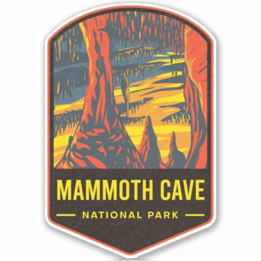 Mammoth Cave National Park Sticker (Voorkant)