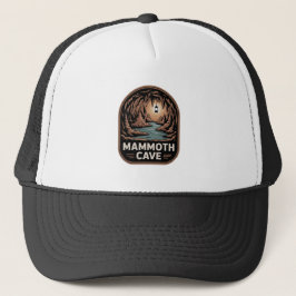 Mammoth Cave National Park Vintage Badge Trucker Pet