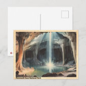 Mammoth Cave National Park Vintage Briefkaart (Voorkant / Achterkant)