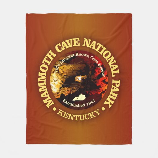 Mammoth Cave NP2 Fleece Deken (Voorkant)