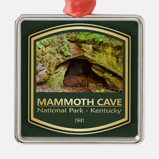 Mammoth Cave NP (PF1) Metalen Ornament (Voorkant)