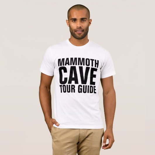 MAMMOTH CAVE TOUR GUIDE t-shirts (Voorkant volledig)