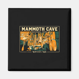 Mammoth Cave vintage nationaal park avontuur  Magneet