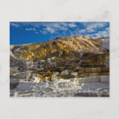 Mammoth Hot Spring Briefkaart (Voorkant)