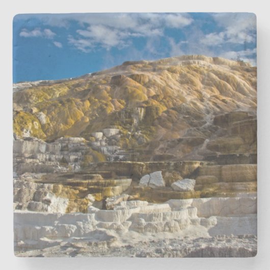 Mammoth Hot Spring Stenen Onderzetter (Voorkant)