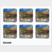 Mammoth Hot Spring Vierkante Sticker (Vel)