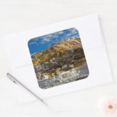 Mammoth Hot Spring Vierkante Sticker (Envelop)