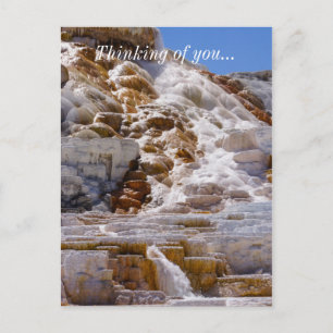 Mammoth Hot Springs Briefkaart