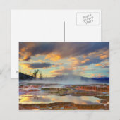 Mammoth Hot Springs Briefkaart (Voorkant / Achterkant)
