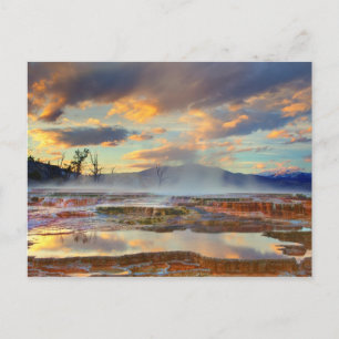 Mammoth Hot Springs Briefkaart